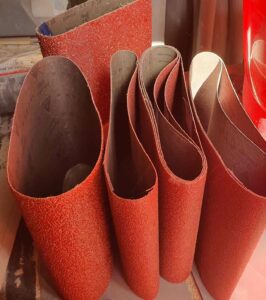 Schleifpapierrollen für den Walzenschleifer